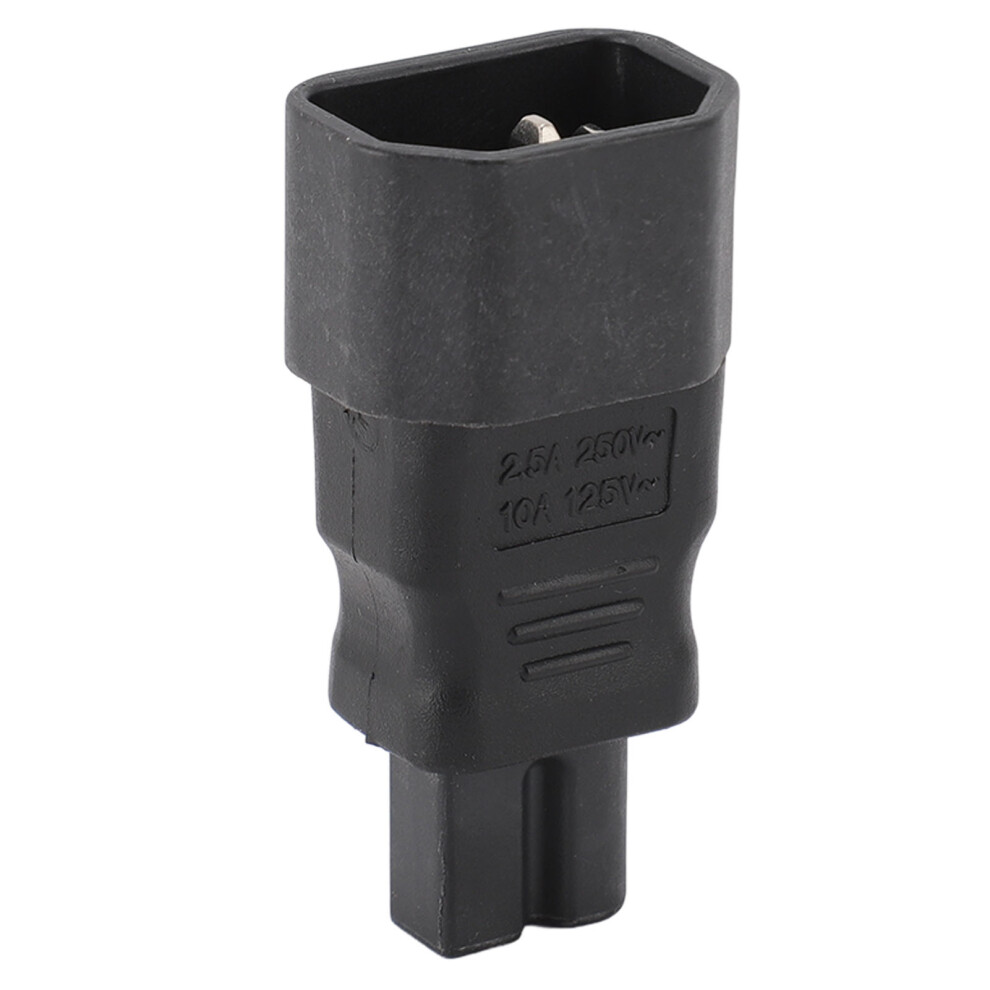 2Pcs Iec320 C14 To C7 Power Adapter, 2.5-10A, Copper Pvc, Pdu Ups Extension 7671349164321