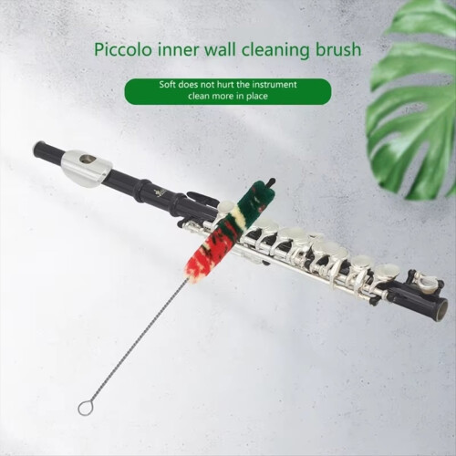 Flute Cleaner Tools Βούρτσες καθαρισμού μπατονιών για Piccolo Flute 57QC 2