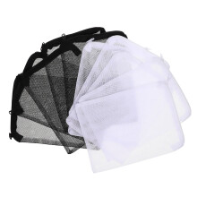10Pcs Convenient Zipper Mesh Filter Bags Assorted Color for Fish Tank