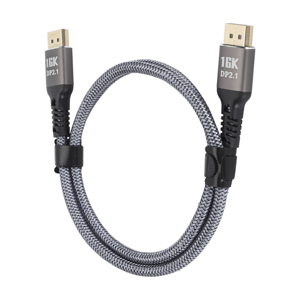 Displayport 2.1 Cable 16K 30Hz 40Gbps 1M For Gaming Hdr Vrr 7661349164568