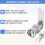 Cabinet Locks with Keys,1-1/2Inch Long Cam Locks Keyed 5