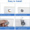 Cabinet Locks with Keys,1-1/2Inch Long Cam Locks Keyed 6
