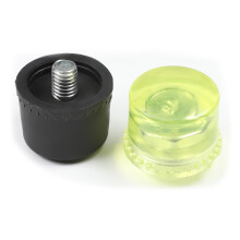 30mm Diameter Rubber Plastic Mallet Hammer Replacement Striking Head Tip Set for Tool Compatibility