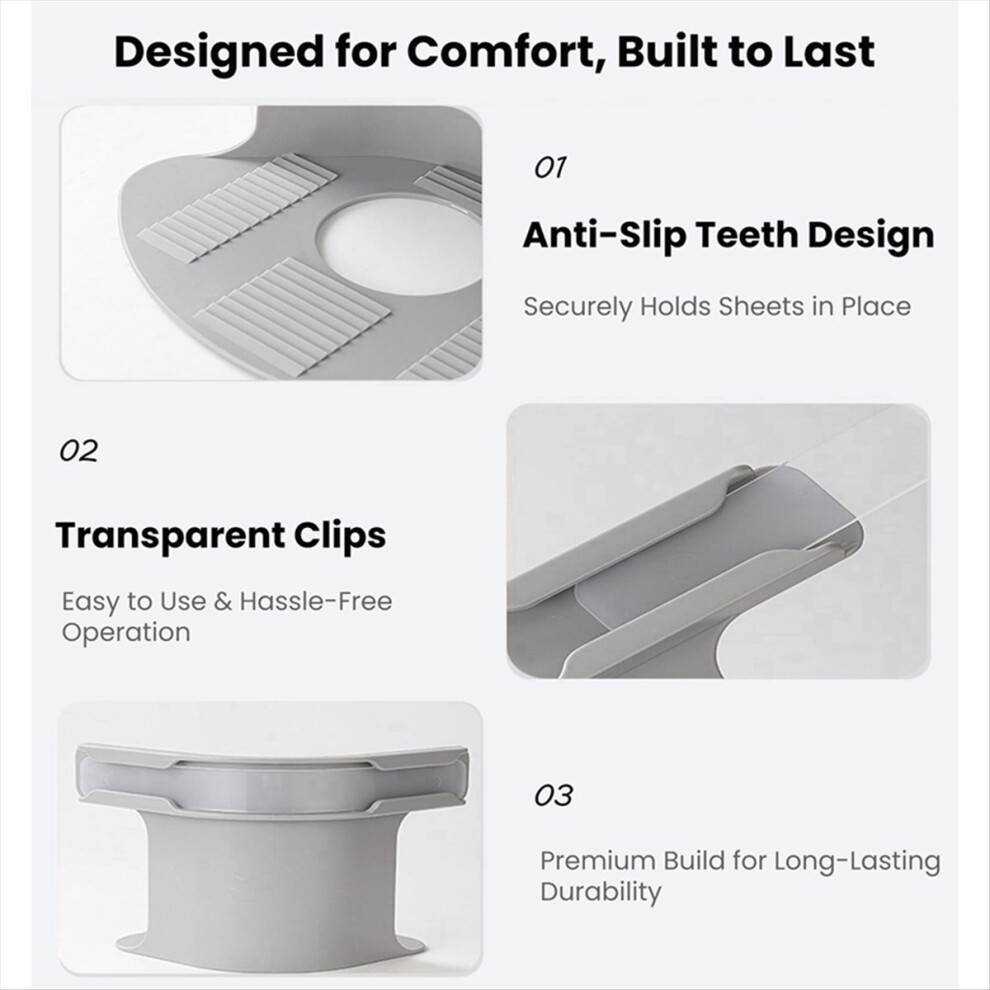 4Pcs Bed Sheet Grippers Open Corner Bed Sheet Holder White 4711764326010
