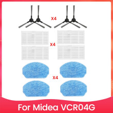 12 STÜCKE für Midea VCR04G Roboterstaubsauger Ersatzzubehör