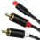 Διαχωριστής USB L σε 2 RCA Y για καλώδιο σύνδεσης ήχου iPhone 6 2 μέτρων 5