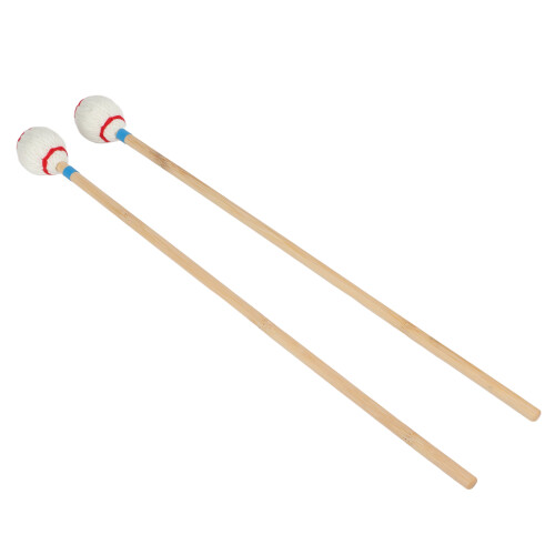 2Pcs Marimba Yarn Mallets Soft Comfortable Handle 2