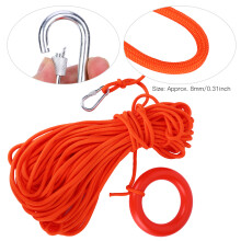 8mm Nylon-Rettungsleine mit schwimmendem Loop für Schwimmen, Schnorcheln und Rettungsaktionen