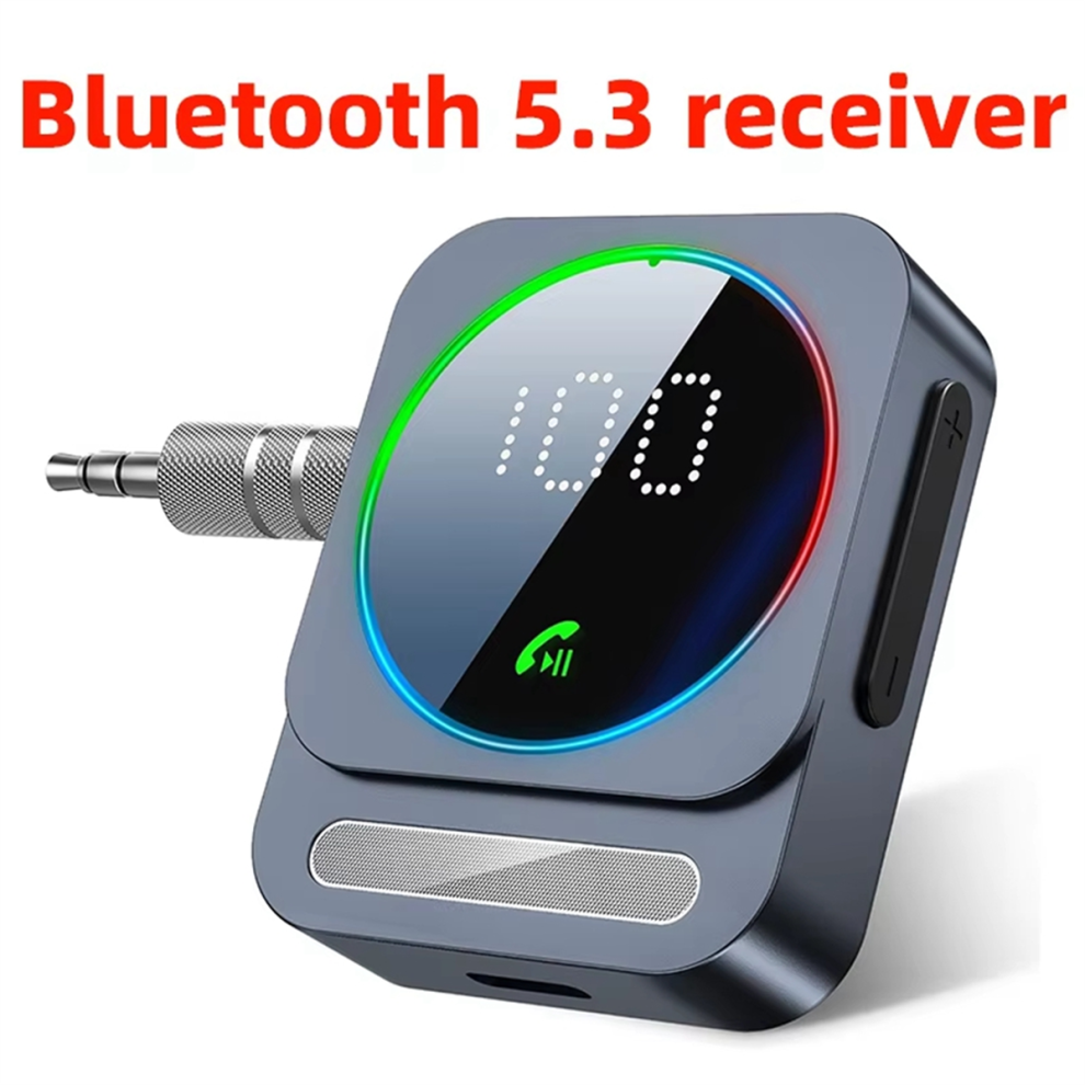 Bluetooth 5.3 Receiver Aux Audio Adapter Car Home Stereo 4711764332349