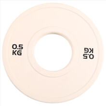 Plaques de musculation micro-types pour haltères, poids fractionné en caoutchouc, 0,5 kg