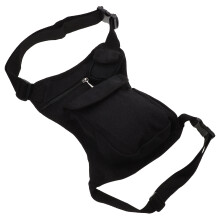 Komfortable Bein Tasche Schwarz Aus Oxford Stoff Fürs Wandern