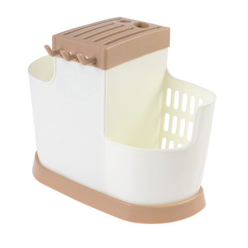 Stäbchen Besteck Container Lagerregal Perlmutt Lipgloss Weiß 2