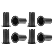8Stk ABS Subwoofer Luftrohre Für Lautsprecher, Bassreflex, Schwarz