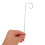 10Pcs Silver Metal Shepherd Hooks Durable Garden Plant Marker Stakes 4