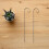10Pcs Silver Metal Shepherd Hooks Durable Garden Plant Marker Stakes 6
