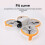 Protective Bumper Ring Cover for DJI FLIP Anti-Collision Black 4
