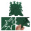 4Pcs Christmas Tree Cutlery Containers Lovely Tableware Pouches 5