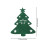 4Pcs Christmas Tree Cutlery Containers Lovely Tableware Pouches 2