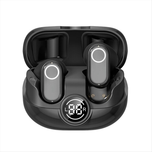 Auricolare traduttore M89 Dispositivo traduttore wireless sopra l'orecchio Nero