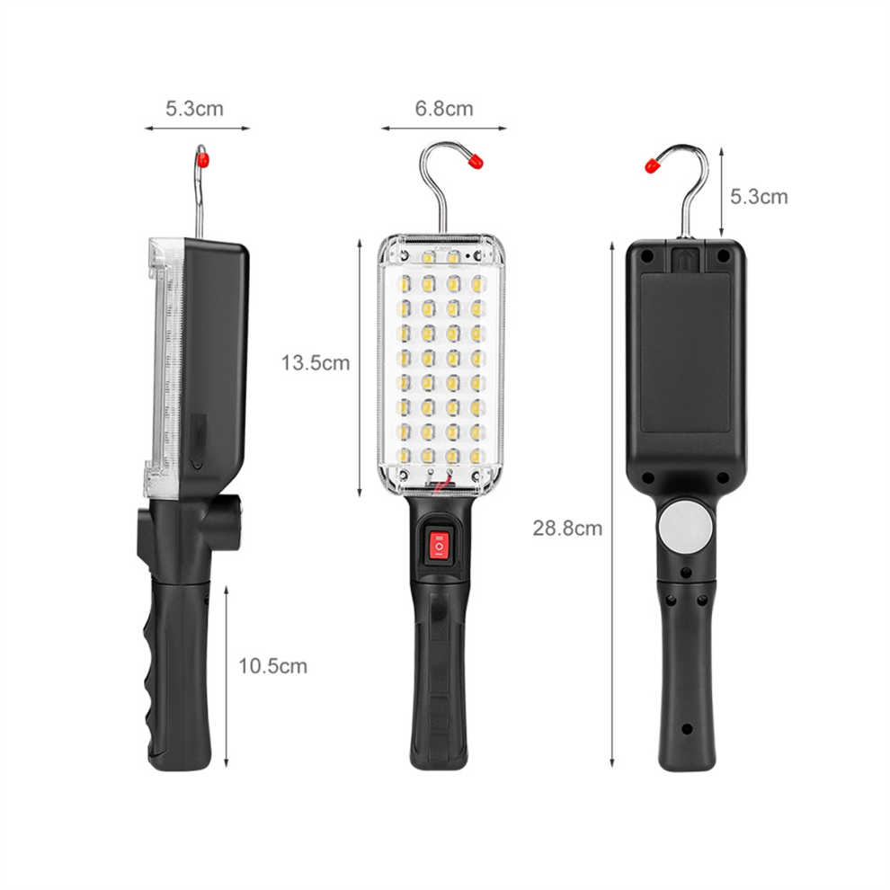 Portable Usb Rechargeable Work Light Cob Repairing Lamp With Magnet 4711764331298