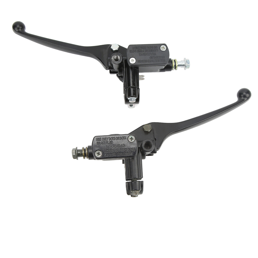 1 Pair 22Mm/0.87In Brake Clutch Master Cylinder Black 8320539167831
