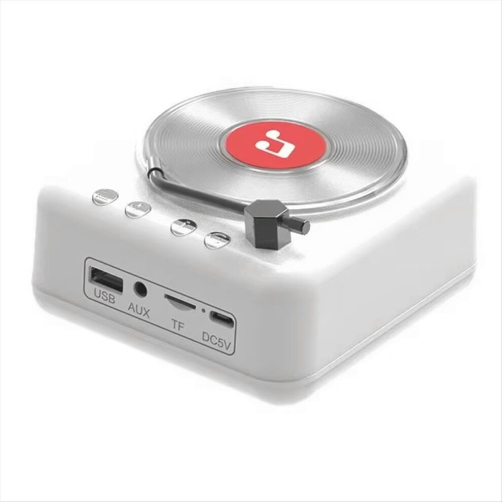 Retro Vinyl Record Bluetooth Speaker Mini Vintage Surround Sound 4711736664218