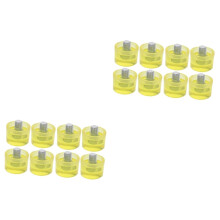 8pcs Hammer Replacement Parts for Deadblow Hammers, 2.5x2.5cm Mallet Head Tips, Yellow Striking Accessories