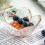 Schmucktablett aus Glas, elegantes Blumendesign, 5