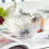 Schmucktablett aus Glas, elegantes Blumendesign, 6