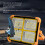 LED Solar FloodLight 1500W Rechargeable Emergency Camping Light 1500W 6