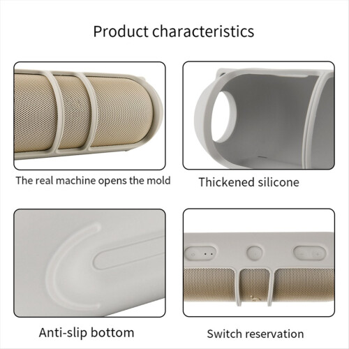 TXEsign Silicone Cover Case for Beats Pill (2024 Release) Speaker,A