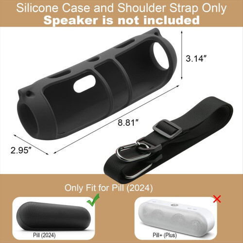 TXEsign Silicone Cover Case for Beats Pill (2024 Release) Speaker,C 1