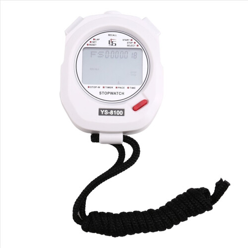 Timer Stopwatch Chronograaf Training Digitale Chronometers Wit