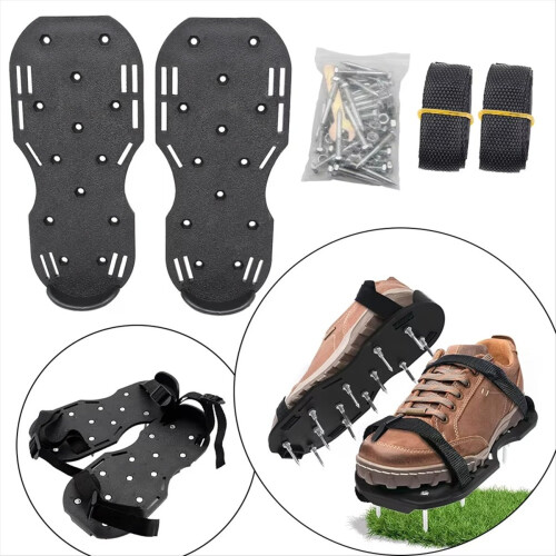 Anti-Slip Nail Shoes for Construction/Cement Work - Epoxy Flooring 2