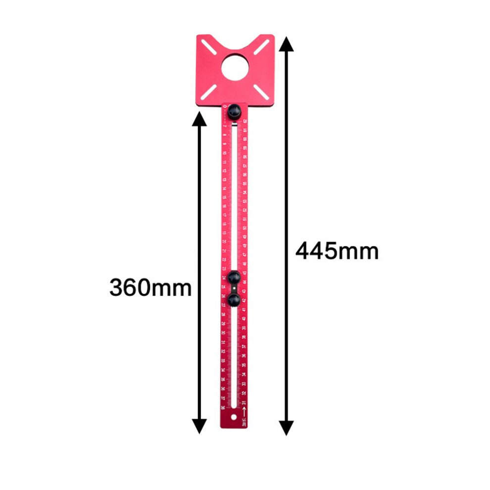 400Mm Aluminum Alloy Circle Milling Tool With Extension Pole, Detachable Base 8121349168250