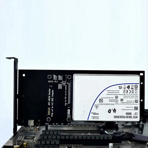 Placa adaptadora de disco rígido SSD PCIe 5.0 X4 para U.2 (SFF-8639) 2