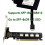 Placa de expansão PCI-E X16 Split 4 portas Oculink SFF8611 e 8612 4