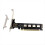 Placa de expansão PCI-E X16 Split 4 portas Oculink SFF8611 e 8612 1
