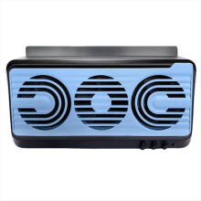 Solární chladič oken do auta se 3 ventilátory