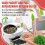 4pcs Activated Charcoal Refills for Kitchen Composter Odor Absorbing 5