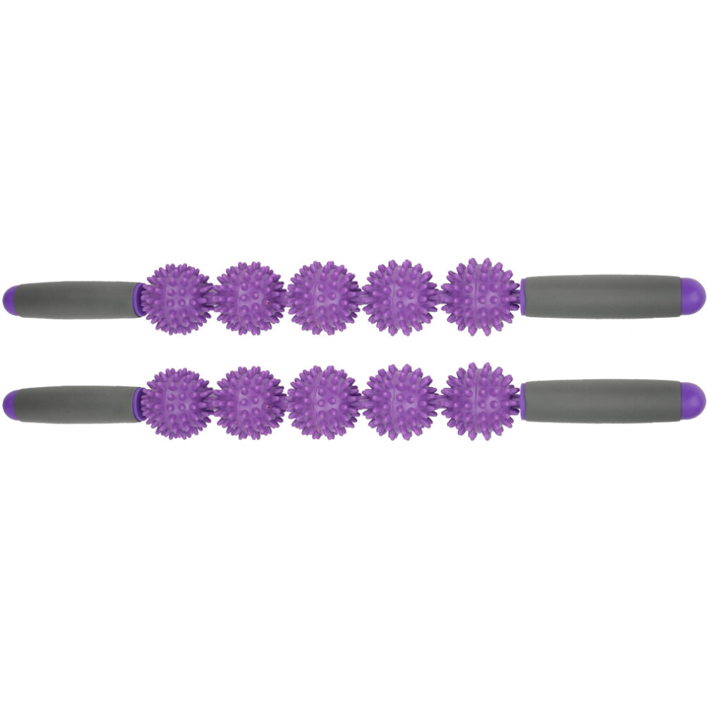 2Pcs Massage Stick Muscle Relaxation Massager Five