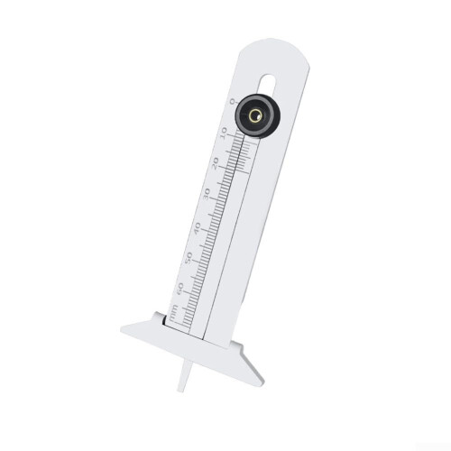 Ergonomic Tire Tread Depth Measuring Tool with Comfortable Grip, Easy-to-Read Scale, and Durable Material