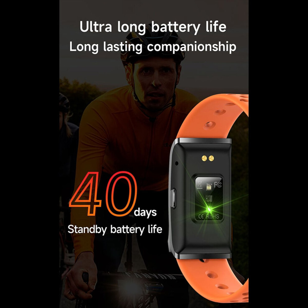 Fitness Tracker Wristband, Screenless, Heart Rate Monitor, Blue 4711736647204