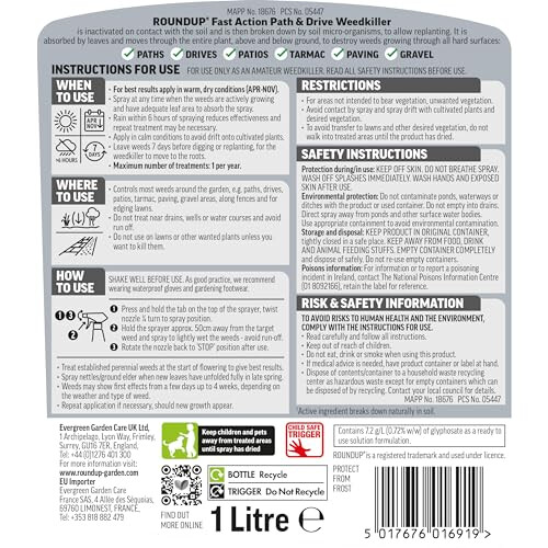 Roundup Roundup Path Weedkiller 1L 1