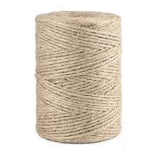 G2PLUS Jute String Twine 25MM 100M Natural Garden Jute Rope 3 Ply Art and Crafts Linen String for DIY Craft Gardening Use