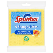 Spontex 5 Sponge Cloths 194 x 18cm – This product is designed with premium quality and reliable performance in mind It provides convenience durab