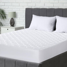 Utopia Bedding Quilted Mattress Protector Breathable Mattress Pad Deep Fitted Cover White European Double  140 x 200  30 cm – This product is des