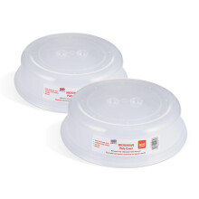 Good 2 Heat Set of 2 Microwave Plate Covers 27cm  BPA Free  Dishwasher Safe Microwave Cover For Food 27 x 27 x 65cm – This product is designed wi