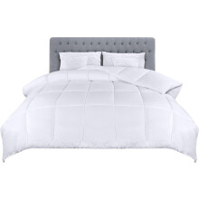 Utopia Bedding Single Duvet – 45 Tog Lightweight Coverless Duvet Soft Breathable Microfiber with Box Stitching – Ideal for Summer and All Seasons