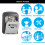 Master Lock Master Lock Key Safe, 5401EURD, Wall Mounted, Medium, Strong Aluminium 4